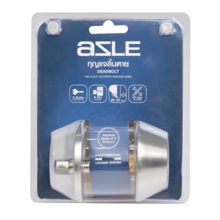 AZLE SINGLE DEADBOLT STAINLESS STEEL D101