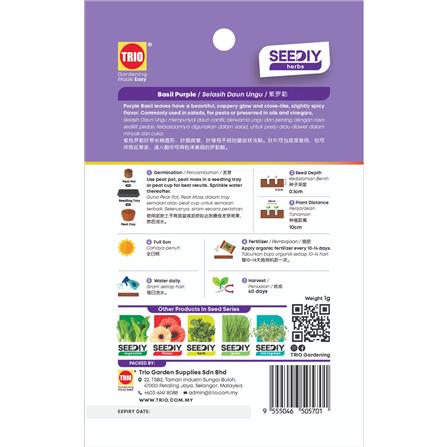 TRIO SY HERBS BASIL PURPLE 602