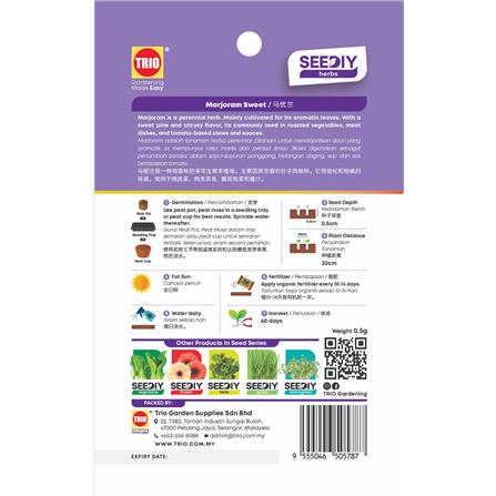TRIO SY HERBS MARJORAM SWEET 612