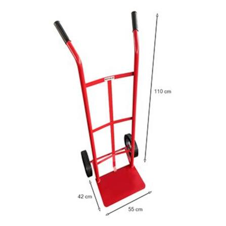 STEEL HAND TRUCK MATALL 150KG RED