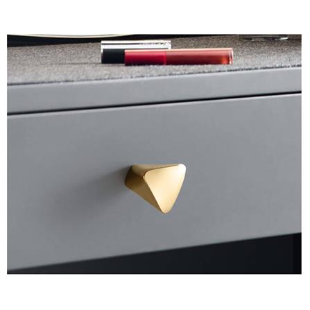 AVIO ZAMAC FURNITURE KNOB D316 BRUSHED BRASS MATT