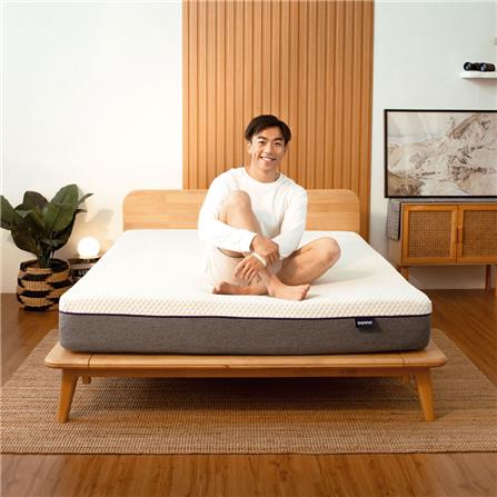 SONNO ORIGINAL MATTRESS SINGLE MAT-1G-SIN-190-90 WHITE/GREY