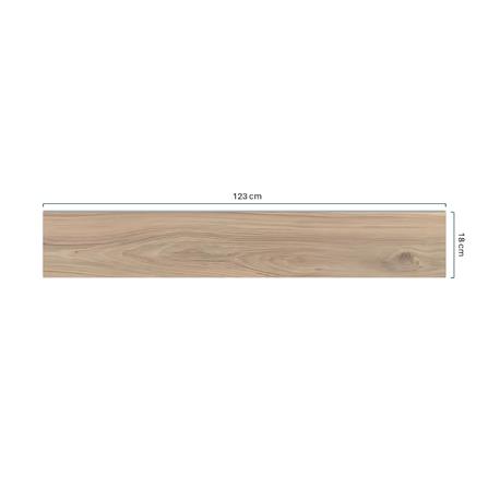 CROBERN SPC CLICK 6MM 18X123CM LIGHT OAK 1.77M2