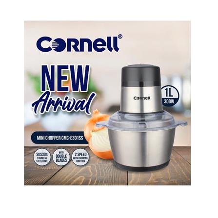 CORNELL FOOD CHOPPER CMC-E301SS 300W 1L STAINLESS STEEL