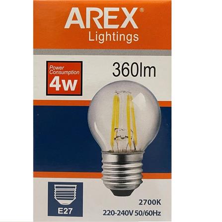 LED P/PONG BULB 4W E27 LEDG454E27 AREX