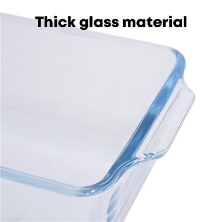 LITTLE HOMES TEMPERED GLASS BAKING TRAY 0.8L LASAGNA 23X10CM