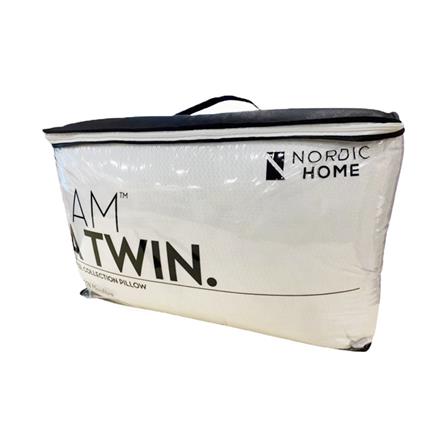 NORDIC HOME HOTEL PILLOW TWIN PACK 46X70CM WHITE