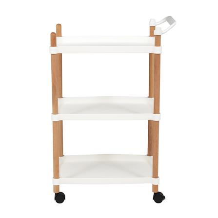 3TIER SHELVES FOREST STAKCO 47X31X80CM WHITE