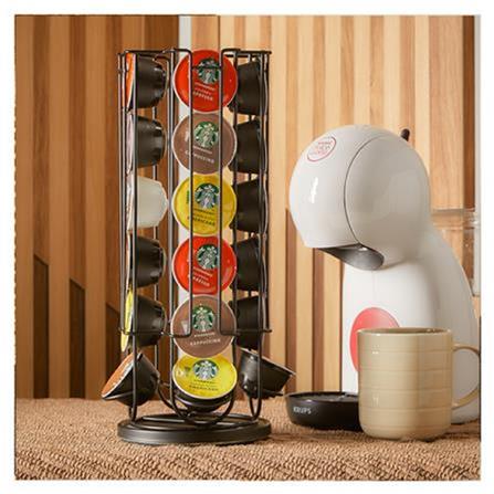 CAPSULE HOLDER KECH  BLACK 24 PODS