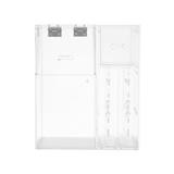 MAKEUP BOX EARRINGS GLOSSY STACKO 18X9.5X21CM CLEAR