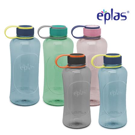 EPLAS WATER BOTTLE 1150ML W/STRAW EGG-1150BPA