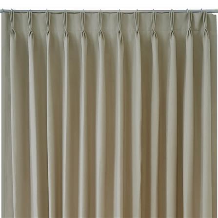 HLS CURTAIN FRENCH PLEAT ZAFA UV 140X180CM DARK BROWN
