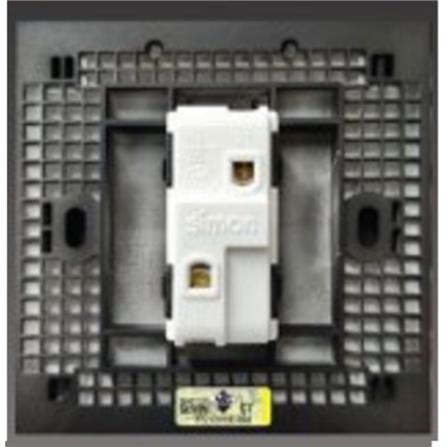 SIMON 16A 2 GANG 2 WAY SWITCH H701022 BLACK
