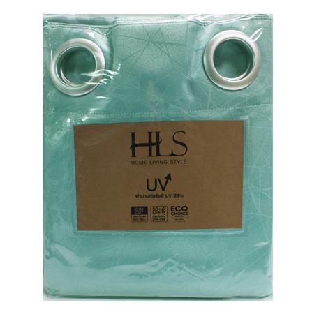 HLS CURTAIN EYELET LILY UV 140X220CM BLUE