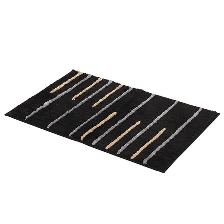 HLS RUG PIANA 45X70CM BLACK