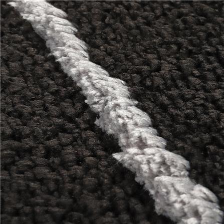 HLS RUG PIANA 45X70CM BLACK