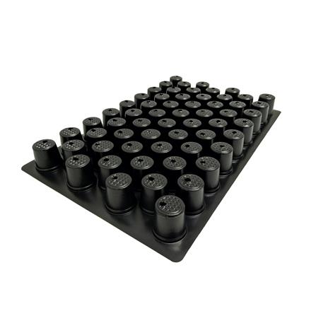 SEEDLING TRAY 60-CELL BLACK