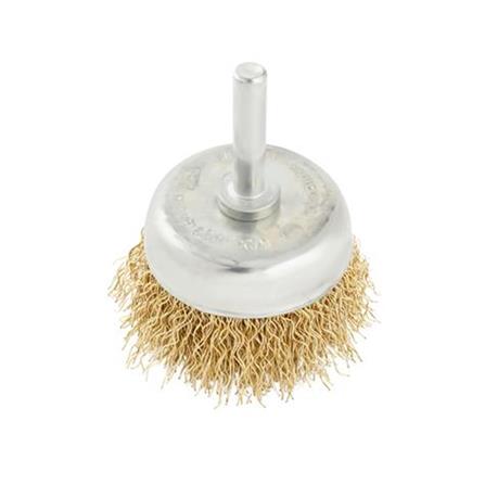 MATALL CRIMPED WIRE WHEEL BRUSH (WITH SHANK) (WOOD & METAL) 3EA/SET