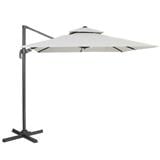SPRING OFFSET PARASOL RIO LIGHT GREY