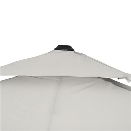 SPRING OFFSET PARASOL RIO LIGHT GREY