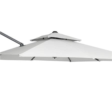 SPRING OFFSET PARASOL RIO LIGHT GREY