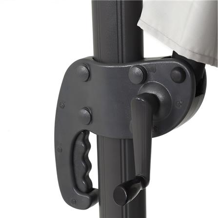 SPRING OFFSET PARASOL RIO LIGHT GREY