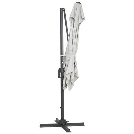 SPRING OFFSET PARASOL RIO LIGHT GREY