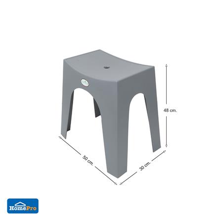 SPRING PLASTIC CHAIR MILAR GRAY