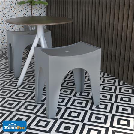 SPRING PLASTIC CHAIR MILAR GRAY