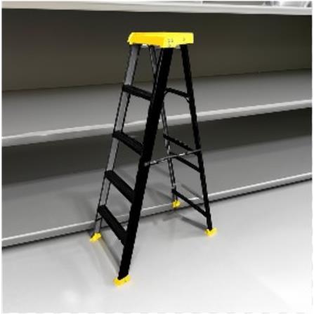 A-FRAME LADDER SANKI 5-STEP BLACK-YELLOW