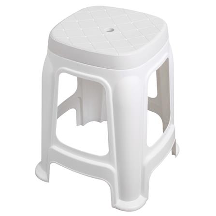 SPRING PLASTIC PP STOOL BELLA WHITE
