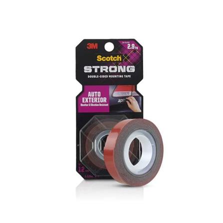 SCOTCH EXTERIOR & AUTO DOUBLR-SIDED MOUNTING TAPE 12MMx1.5M (710-S12)
