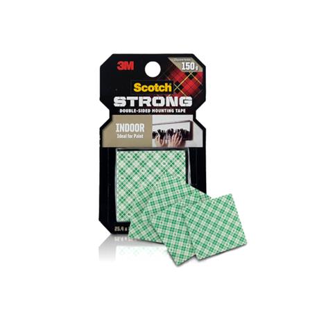 SCOTCH INDOOR DOUBLE-SIDED MOUNTING SQUARE TAPE 25MMx25MM (110-SQ16)