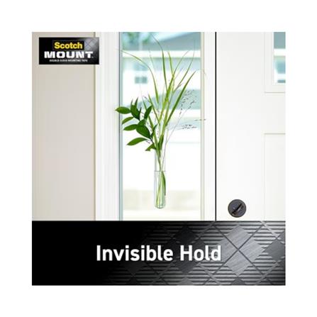 SCOTCH CLEAR DOUBLE-SIDED MOUNTING TAPE 19MMx4M (410-M19)