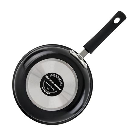 HAMILTON BEACH ELEGANCE BLACK ALUMINUM FRY PAN 10IN (26CM), BLACK NON-STICK COATING