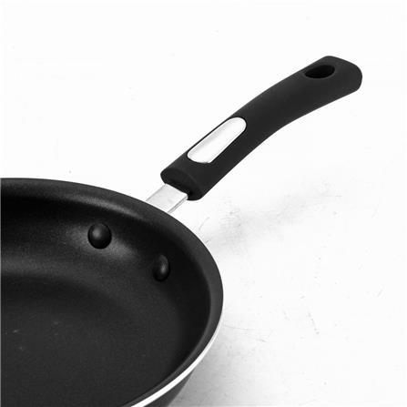 HAMILTON BEACH ELEGANCE BLACK ALUMINUM FRY PAN 10IN (26CM), BLACK NON-STICK COATING
