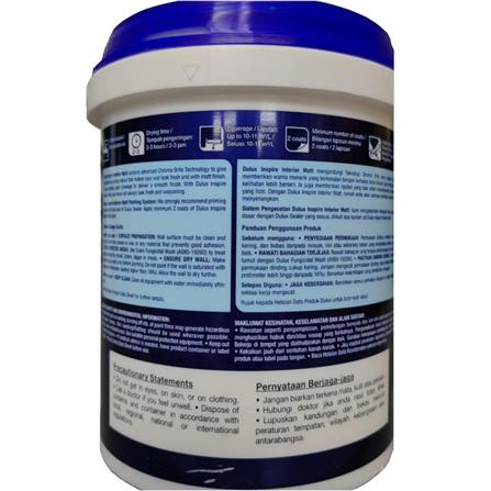 DULUX INSPIRE MATT 1L BASE B INTERIOR PAINT