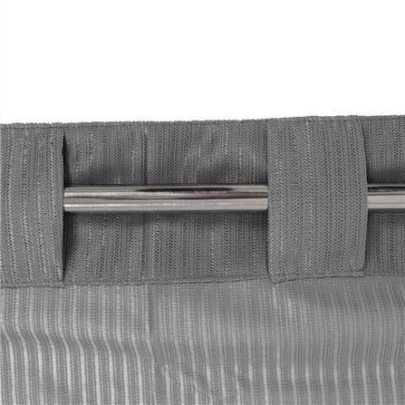 HLS SHEER CURTAIN HIDDEN TAP HOLMA 140X310CM GRAY