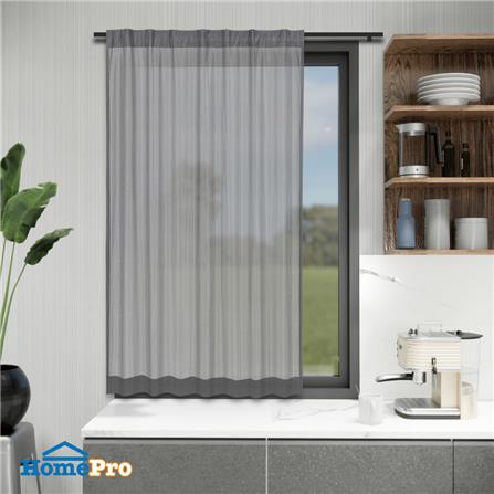 HLS SHEER CURTAIN HIDDEN TAP HOLMA 140X310CM GRAY