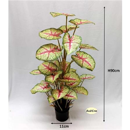 FAH LEAN ARTIFICIAL PLANT CALADIUM LEAF  L1045  90CM