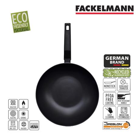 FACKELMANN ULTRA WOKPAN 30CM 90% RECYCLED ALUMINIUM 5853581