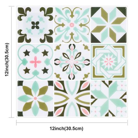 TARA PEEL&STICK VINYL STICKER 30X30 MINT MOROCCCO 2S