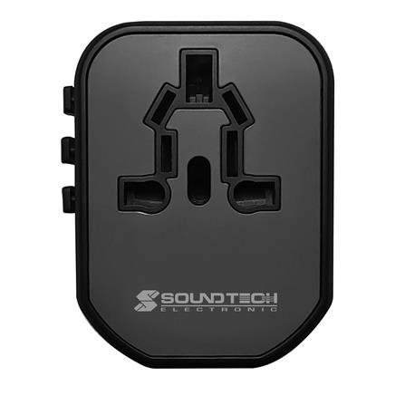 TRAVEL ADAPTOR WITH USB TA-620 SOUNDTEOH