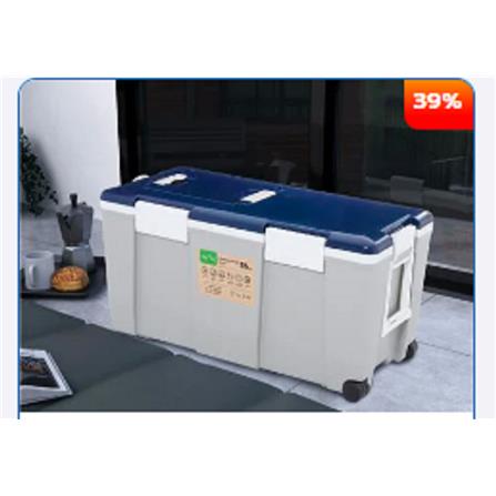 SPRING 75L AG750 GY/BL COOLER W/WHEEL