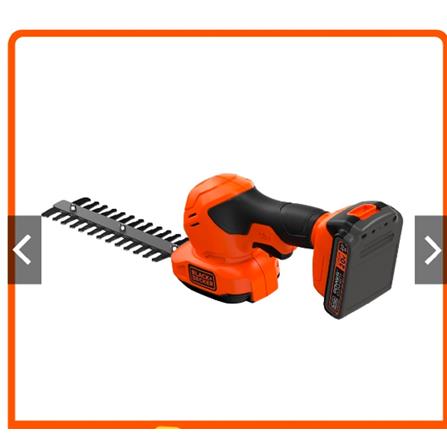 BLACK & DECKER SHEAR SHRUBBER 20V BCSS20D1-B1 BLACK-ORANGE