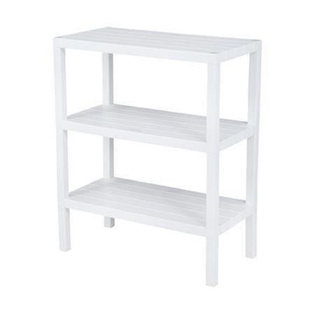 3-TIER SHELVING UNIT STACKO BRICK 30X60X73CM WHITE