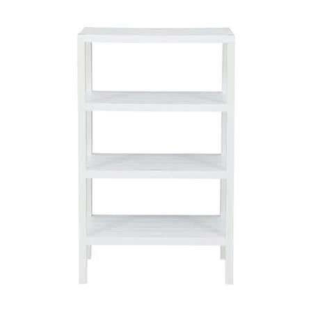 4-TIER SHELVING UNIT STACKO BRICK 30X60X100CM WHITE