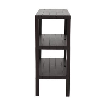 3-TIER SHELVING UNIT STACKO BRICK 30X60X73CM BROWN