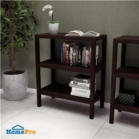 3-TIER SHELVING UNIT STACKO BRICK 30X60X73CM BROWN
