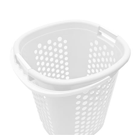 CLOTH BASKET 43.3X41.5X44cm PLIM WHITE